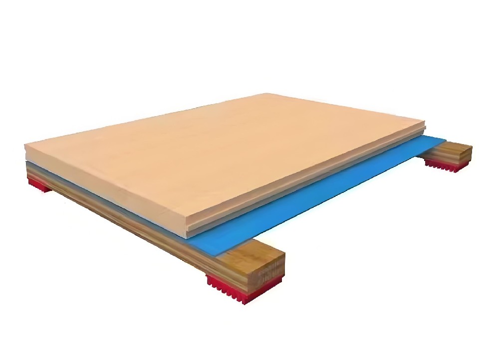 板式龍骨結(jié)構(gòu)運動木地板